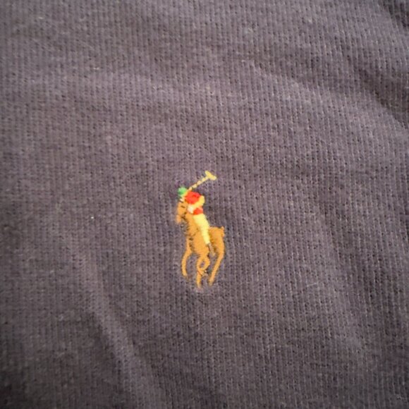 Polo Ralph Lauren Navy Quarter-Zip Pullover Sweater – Size L  Description: - Picture 5 of 10